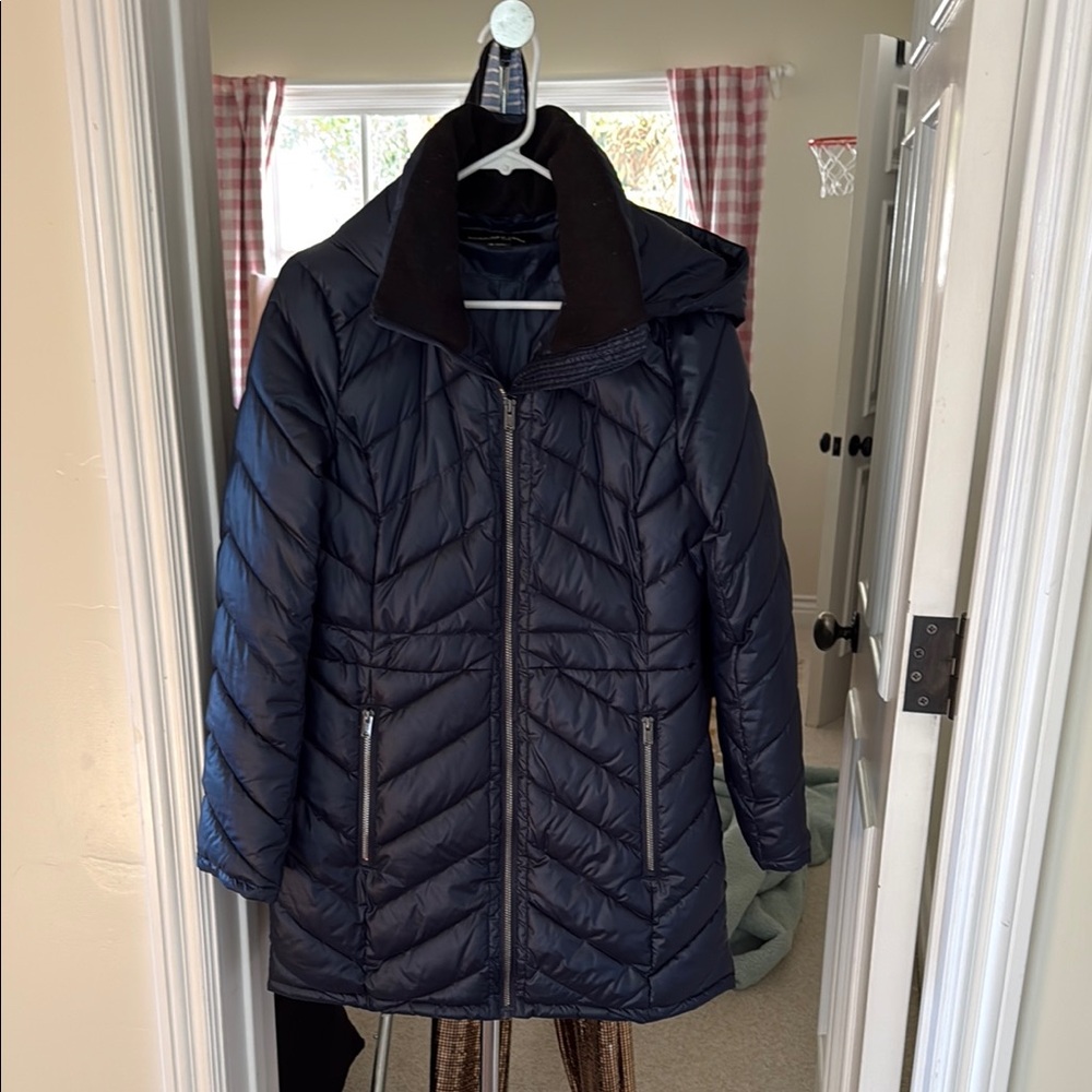 Women's Navy Quilted Jacket